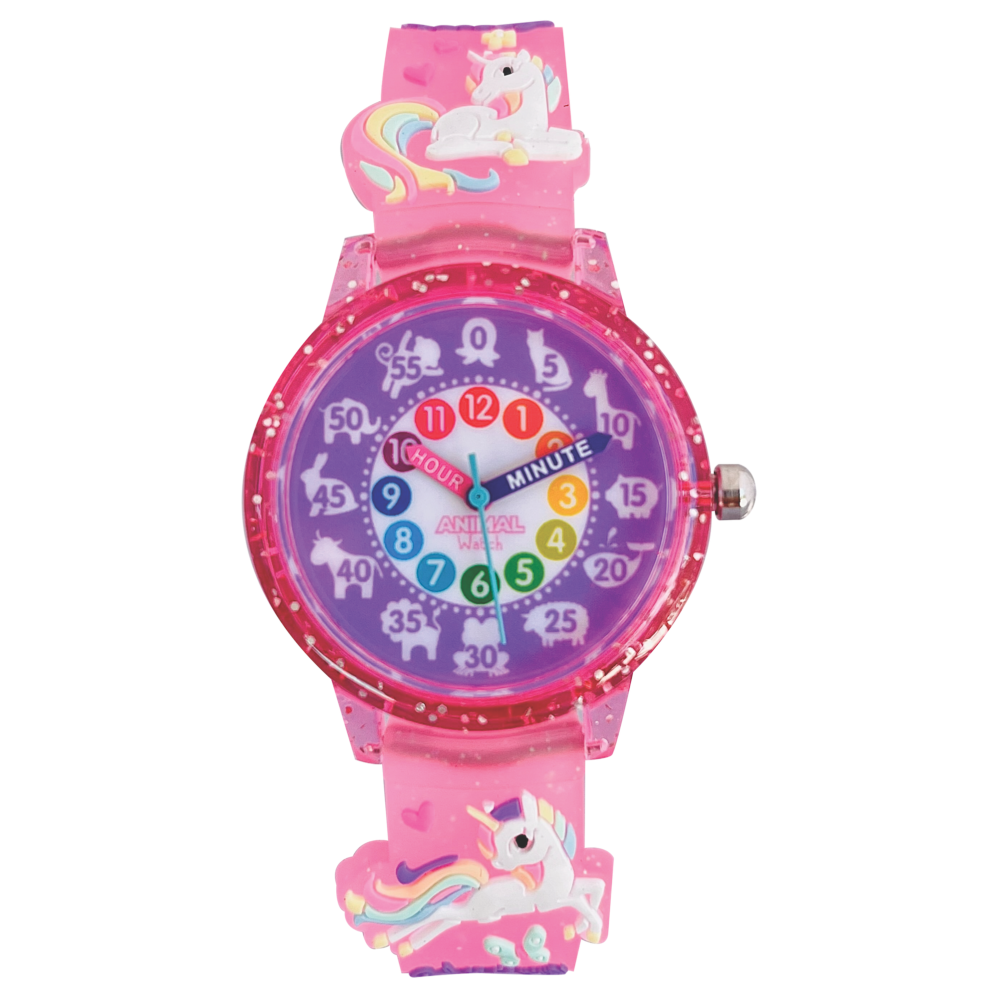 3D Unicorn Animal Watch Timer Teacher Watch with Animals Kids