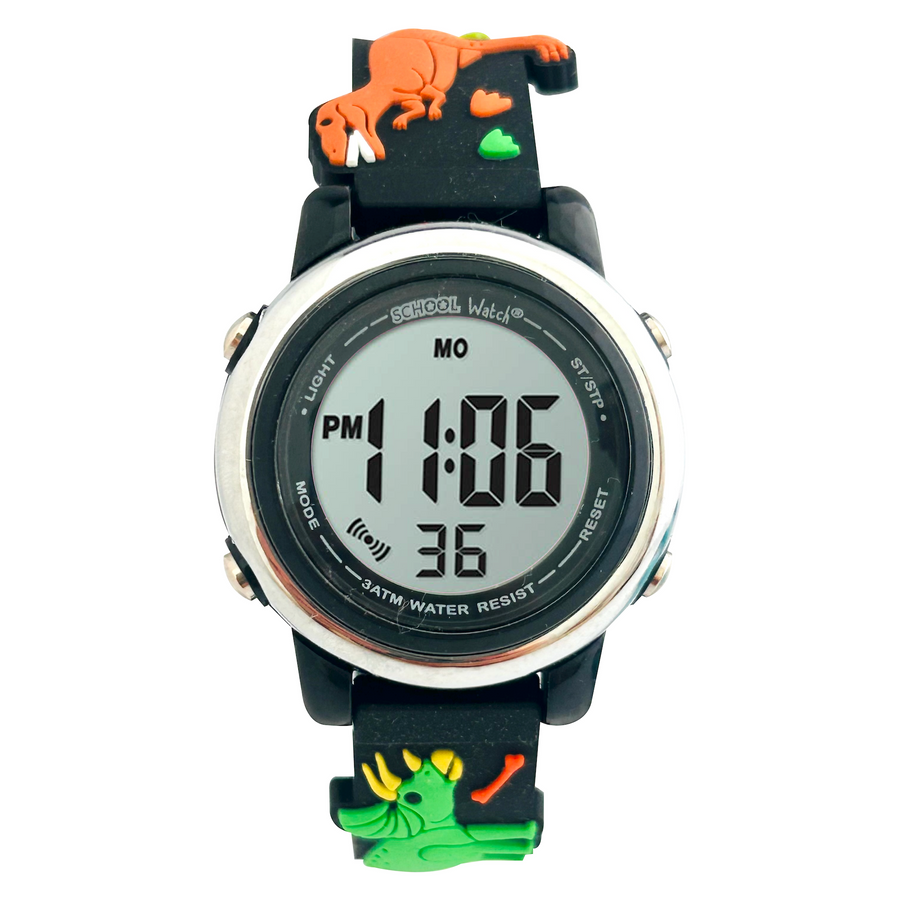 Dinosaur Light Up Watch black