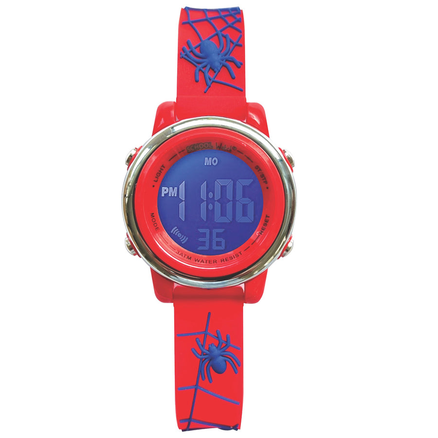 Spider Digital Light Up School Watch