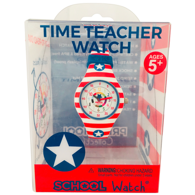 America Silicone School Watch Packaging - Children Kids Time Teacher watch - Preschool Collection