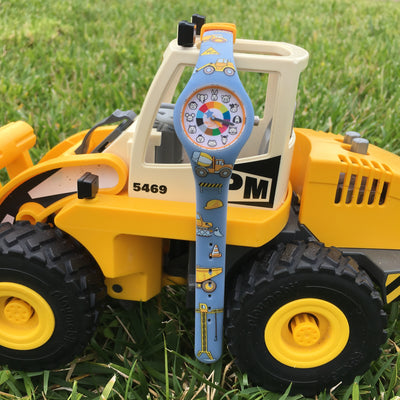 Truck Silicone Preschool Watch Tractor - Toddler & Kids Time Teaching Watch - Preschool Collection