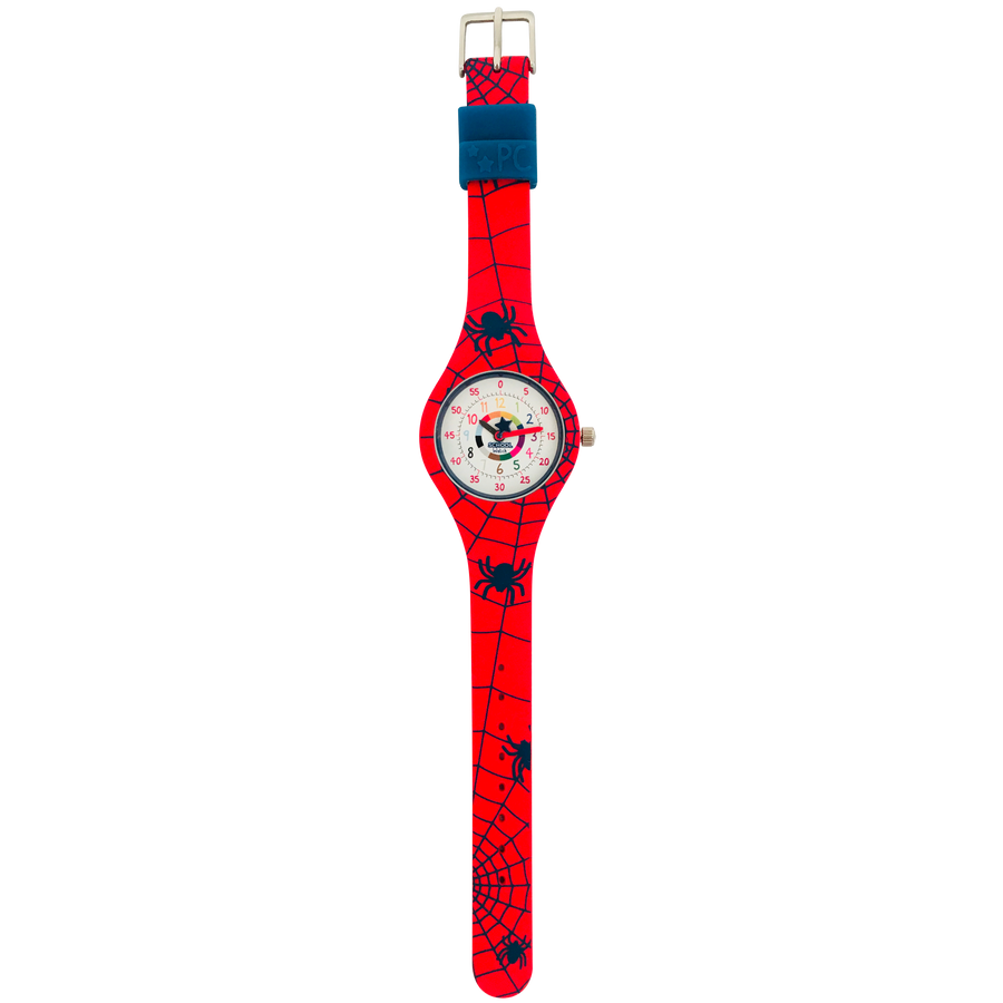 Spiderman Silicone School Watch - Children Kids Time Teacher watch - Preschool Collection