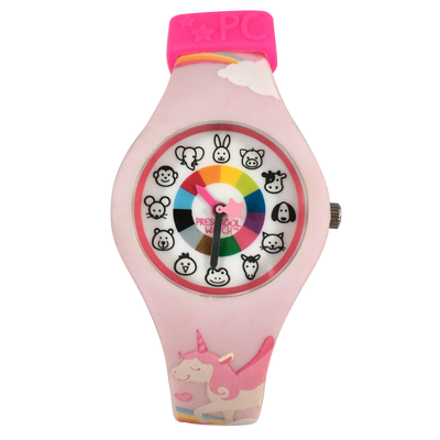 Unicorn Silicone Preschool Watch - Toddler & Kids Time Teaching Watch - Preschool Collection