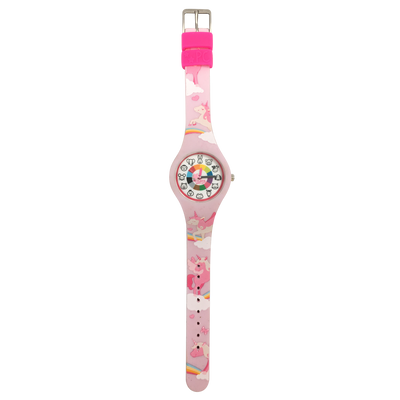 Unicorn Silicone Preschool Watch Flat - Toddler & Kids Time Teaching Watch - Preschool Collection